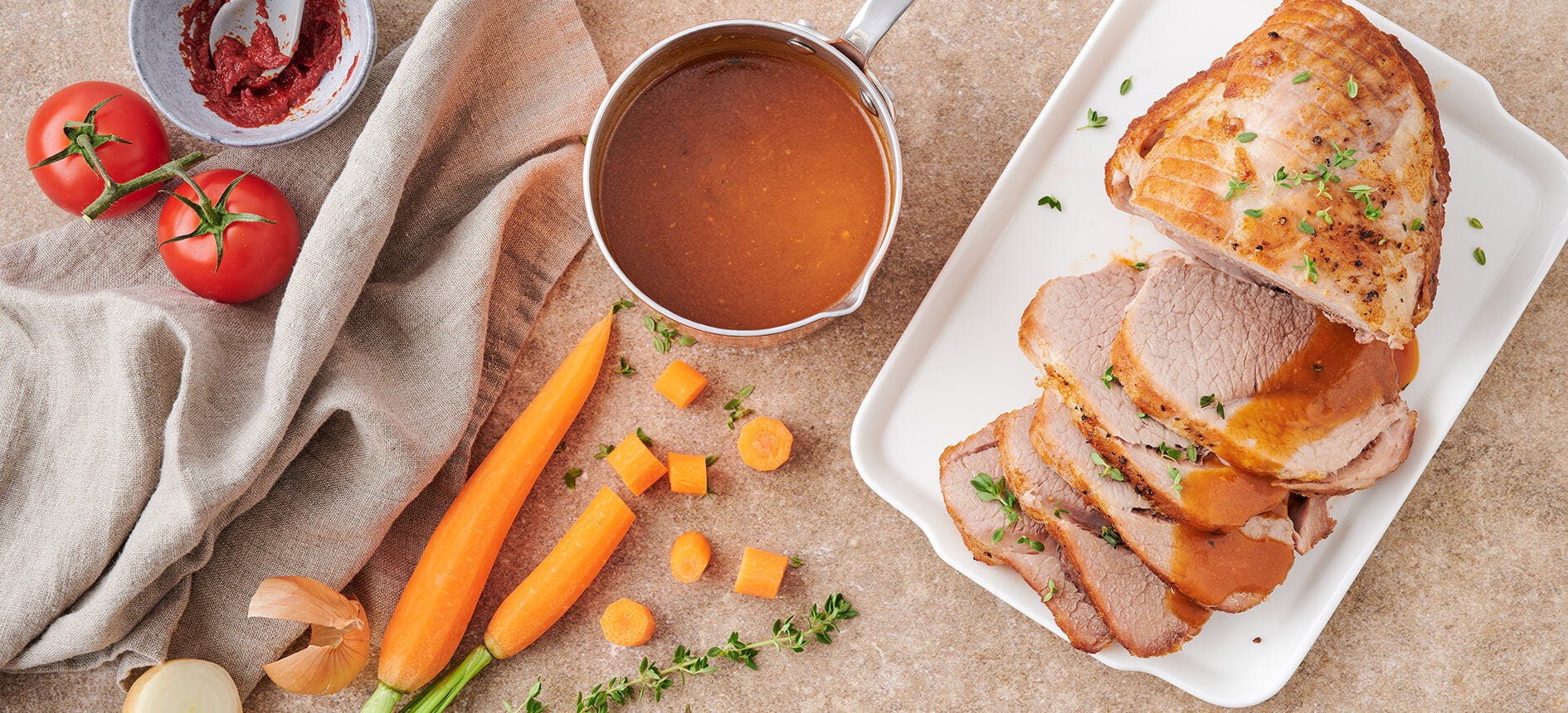 Rullet steg i et stegerør: Saftig og nem at tilberede