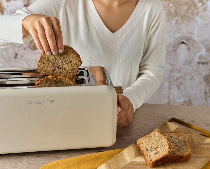 Sprødt bananbrød fra brødristeren – let at tilberede, nyd når som helst