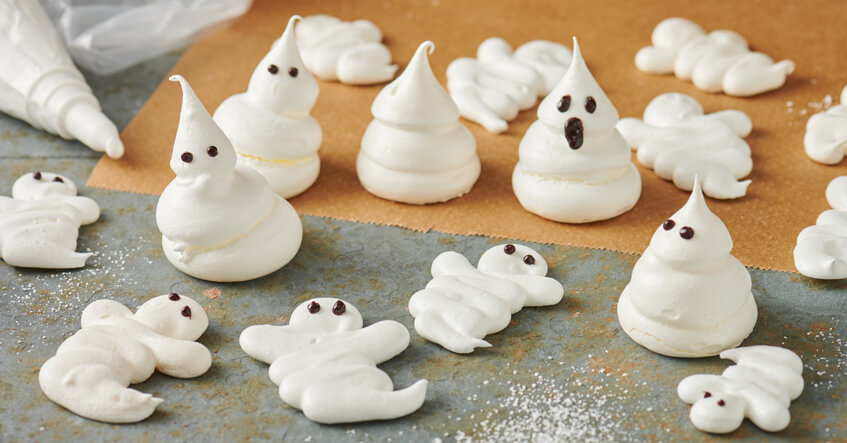 Den perfekte Halloween opskrift med marengs - Hurtig at lave, vidunderligt skræmmende