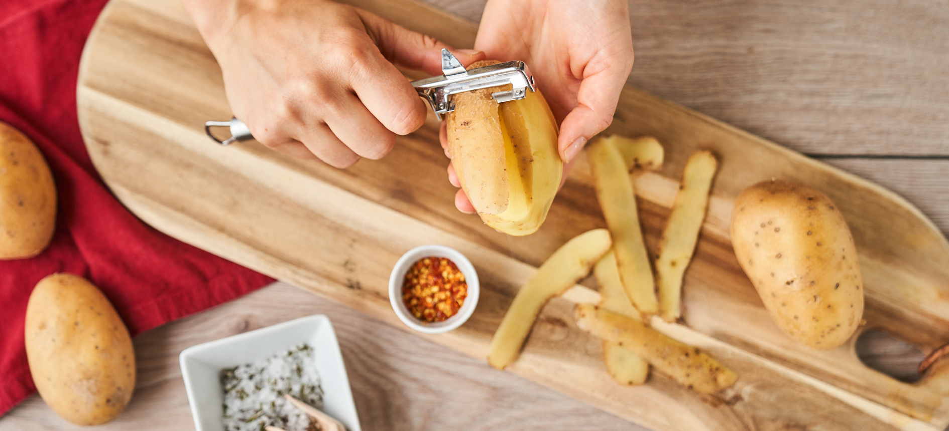 Chips lavet af kartoffelskræller: Din snack uden affald