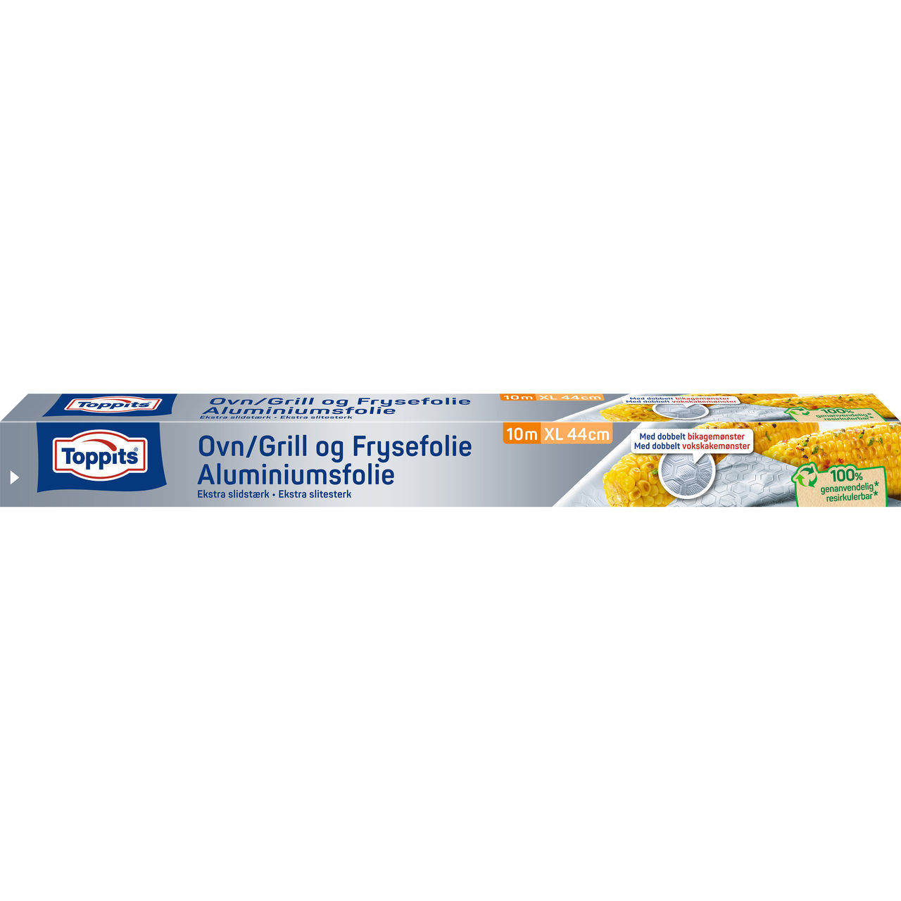 Forsiden af Toppits(R) Alu XL aluminiumsfolie emballage, produktbillede