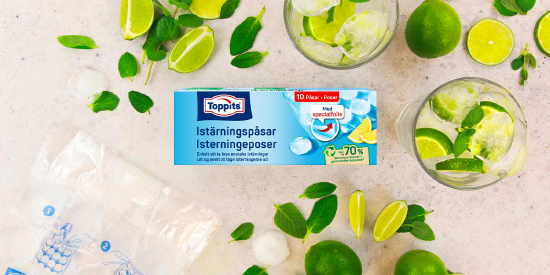 Toppits® Isterningeposer med isterninge og citron