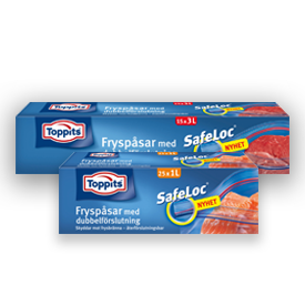 Frysepose med Safeloc® fra Toppits®